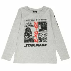 STAR WARS Girls It Is Your Destiny Japanese Long-Sleeved T-Shirt (Gray)