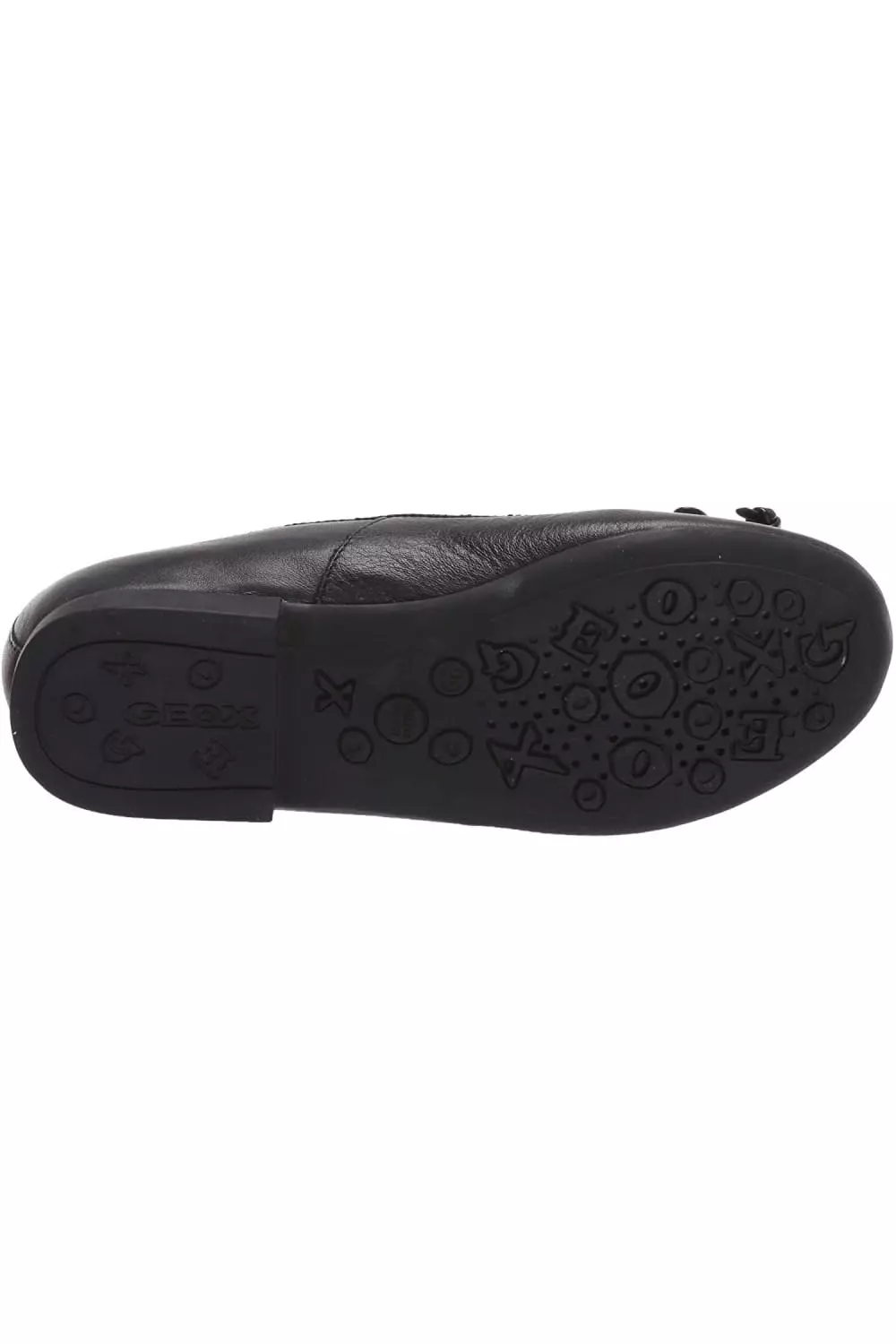 Geox Girls Plie Leather School Shoes (Black) - Image 5