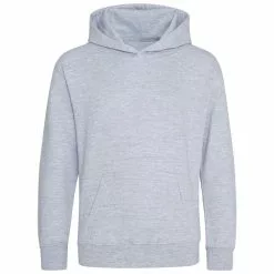 Awdis Childrens/Kids Organic Hoodie (Heather Grey)
