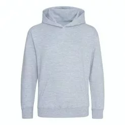 Awdis Childrens/Kids Heather Organic Hoodie (Gray Heather)