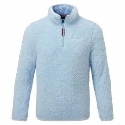 Craghoppers Girls Angda Half Zip Fleece Top (Harbour Blue)