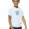 Craghoppers Childrens/Kids Gibbon Turtle T-Shirt (Harbour Blue)