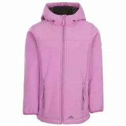 TRESPASS Childrens/Kids Kristen Soft Shell Jacket - Deep Pink