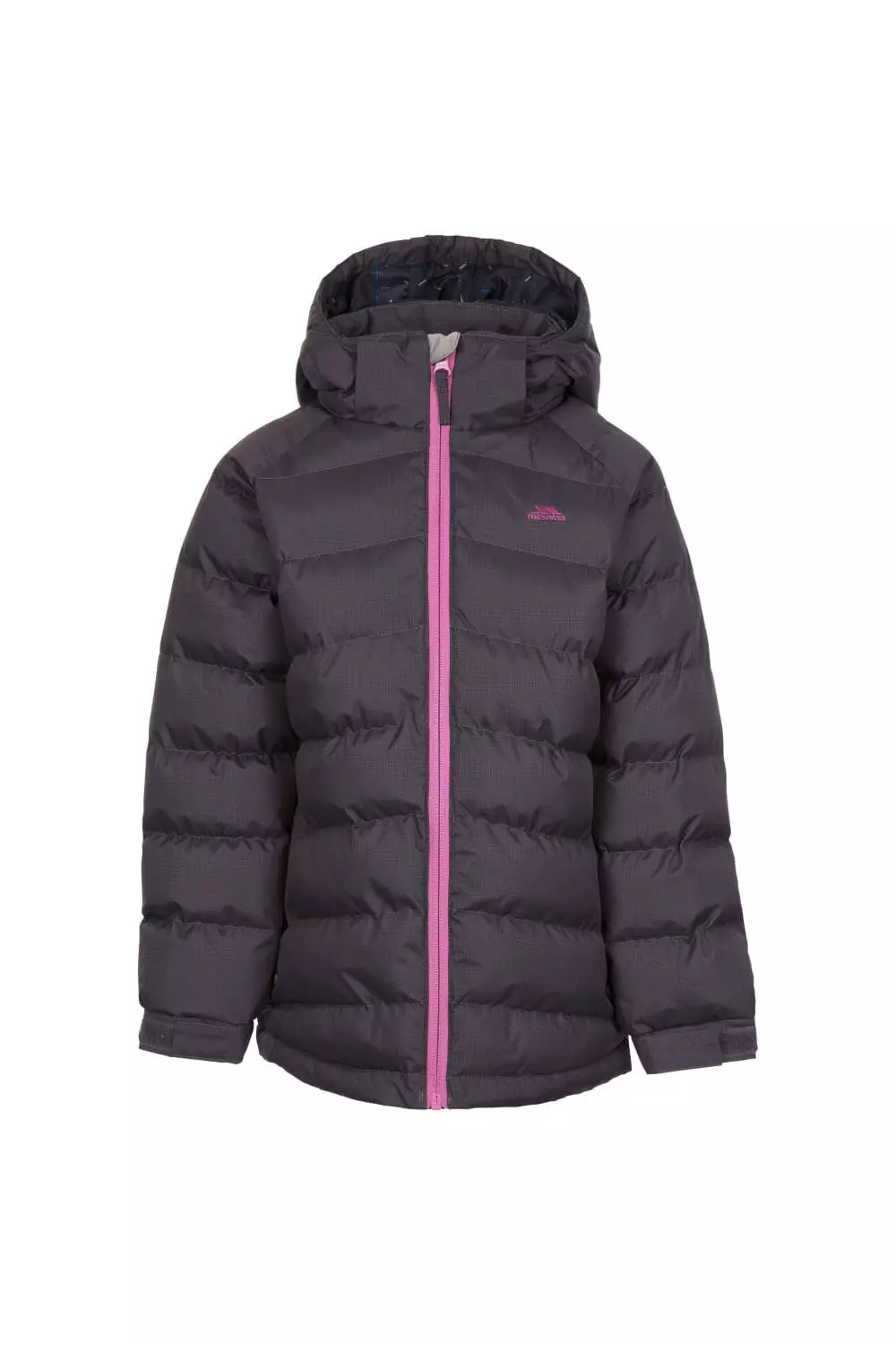 TRESPASS Childrens Girls Amira Casual Jacket - Dark Grey