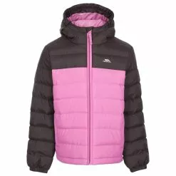 TRESPASS Childrens/Kids Oskar Padded Jacket - Deep Pink