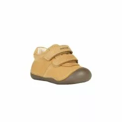 Geox Childrens/Kids Tutim Crawl Leather Sneakers