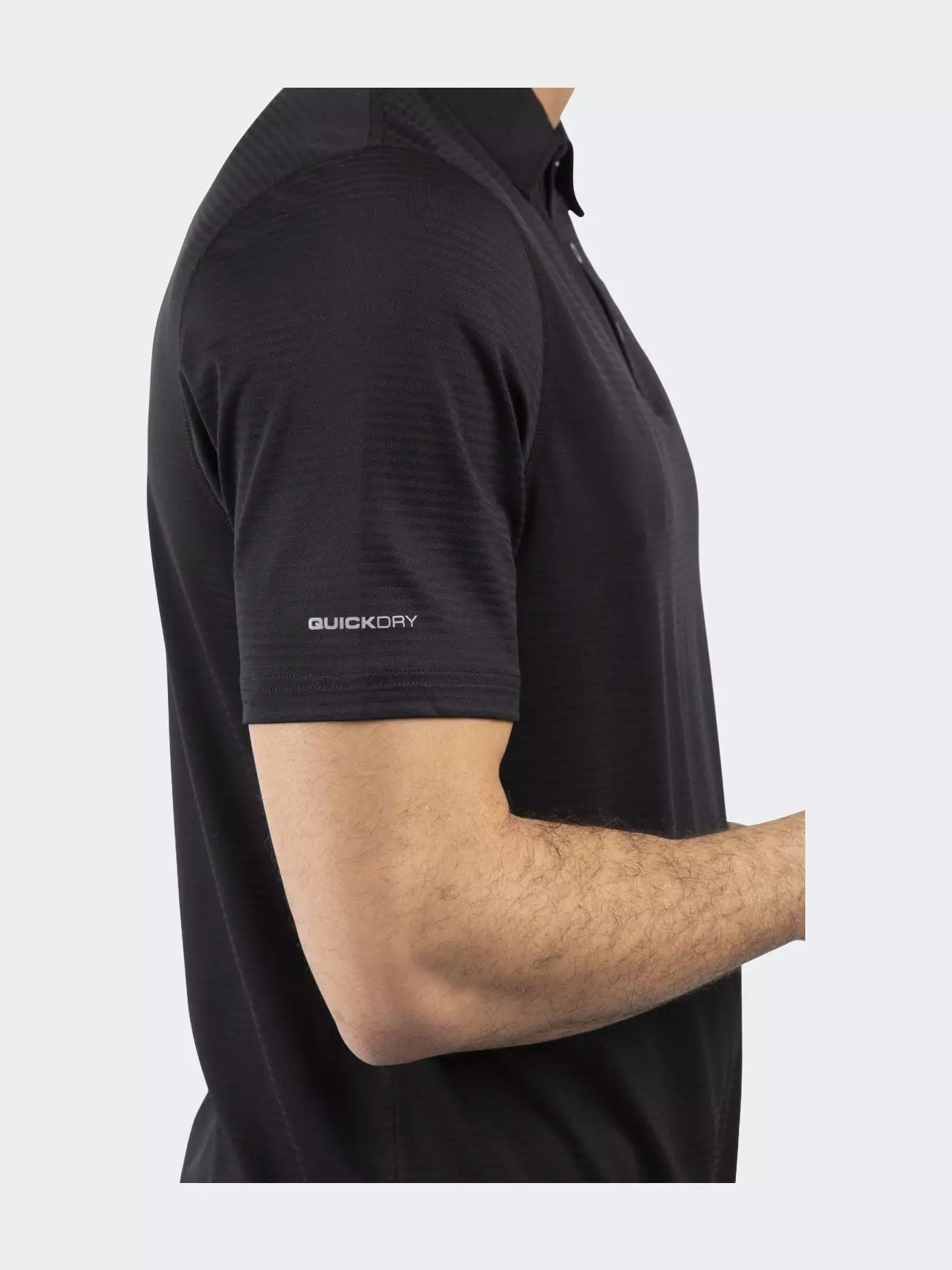TRESPASS Boys Fardrum Polo Shirt - Black - Image 3
