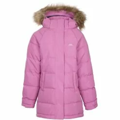 TRESPASS Girls Unique Padded Jacket - Deep Pink