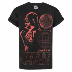 STAR WARS Childrens/Kids Darth Vader T-Shirt (Red/Black)
