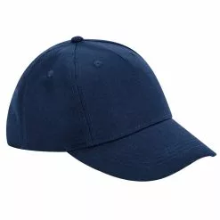 Beechfield 5 Panel Organic Cotton Baseball Cap (Navy Blue)