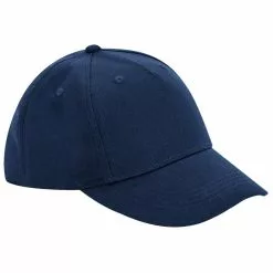 Beechfield Childrens/Kids Organic Cotton 5 Panel Baseball Cap (Navy)