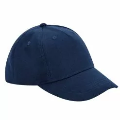 Beechfield Childrens/Kids Organic Cotton 5 Panel Baseball Cap (Navy)