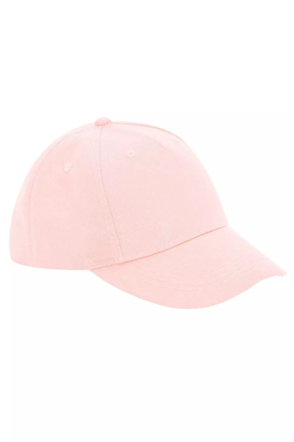 Beechfield Childrens/Kids Organic Cotton 5 Panel Baseball Cap (Powder Pink)