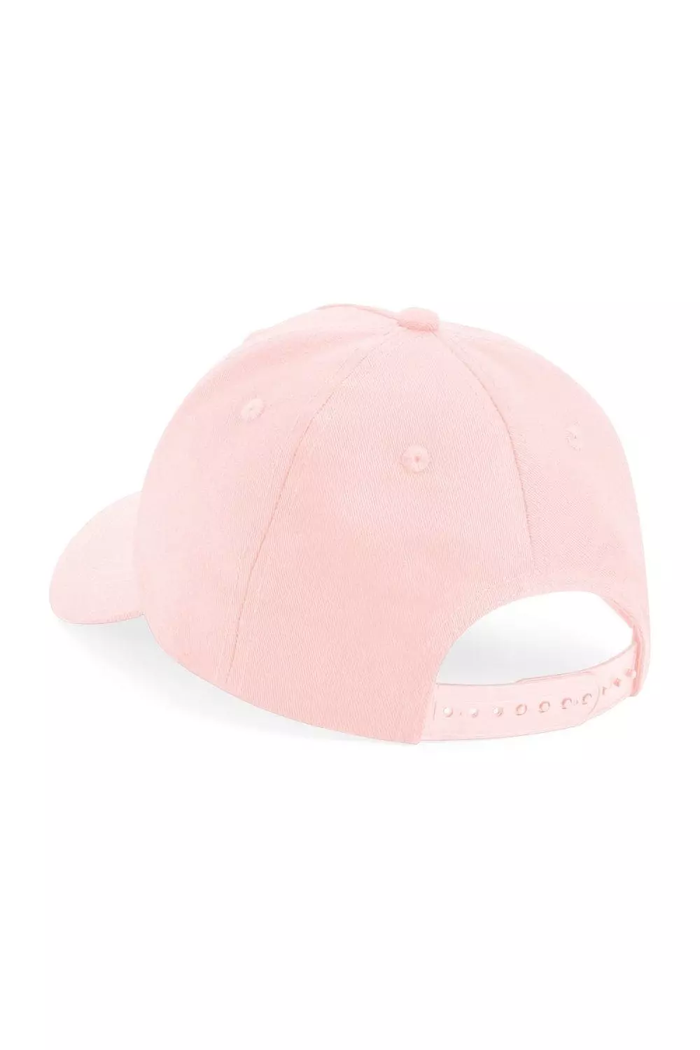 Beechfield Childrens/Kids Organic Cotton 5 Panel Baseball Cap (Powder Pink) - Image 2