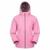 Mountain Warehouse Childrens/Kids Torrent Taped Seam Waterproof Jacket - Pale Pink
