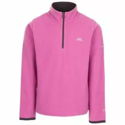 TRESPASS Childrens/Girls Sybil Micro Fleece - Deep Pink
