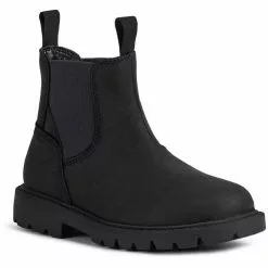 Geox Boys Shaylax Leather Ankle Boots