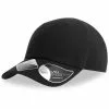 ATLANTIS Childrens/Kids Fraser 6 Panel Organic Cotton Baseball Cap - Black