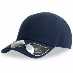 ATLANTIS Childrens/Kids Fraser 6 Panel Organic Cotton Baseball Cap - Navy
