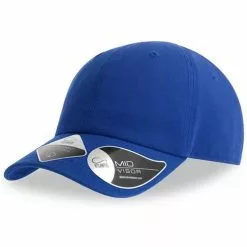 ATLANTIS Childrens/Kids Fraser 6 Panel Organic Cotton Baseball Cap - Royal Blue