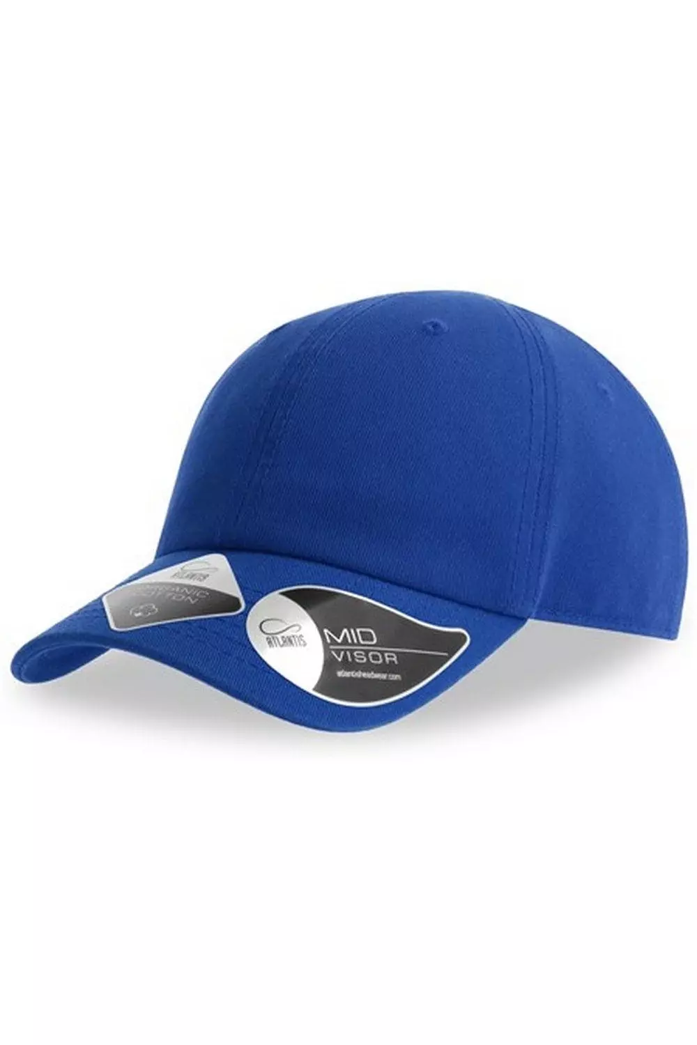 ATLANTIS Childrens/Kids Fraser 6 Panel Organic Cotton Baseball Cap - Royal Blue
