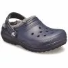 Crocs Childrens/Kids Classic Lined Clogs - Navy/Charcoal