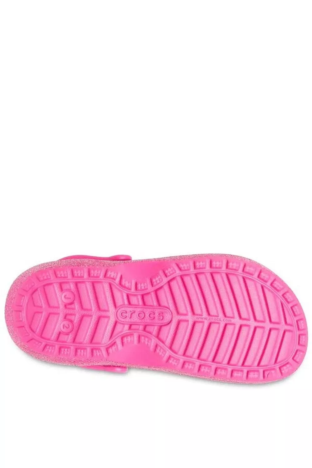 Crocs Kid's Glitter Lined Clogs - Fuchsia - Image 3