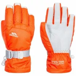 TRESPASS Childrens/Kids Simms Waterproof Gloves - Hot Orange