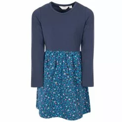 TRESPASS Childrens Girls Forgotten Floral Jersey Casual Dress