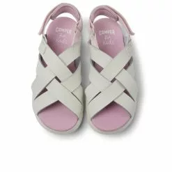 Camper Kids Unisex Oruga Sandals - White