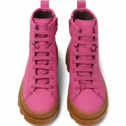 Camper Unisex Brutus Ankle Boots - Pink