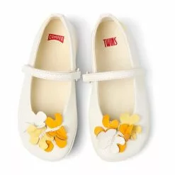 Camper Ballerinas Twins - White