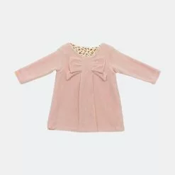 Andy Wawa Pink Leopard Bow Dress