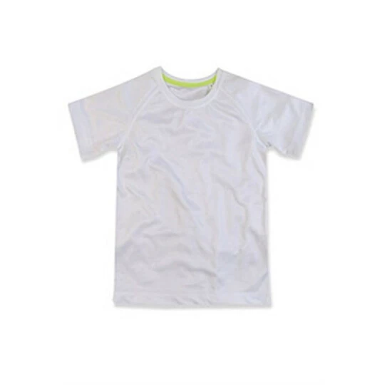 Stedman Active Childrens/Kids Raglan Mesh T-Shirt (White) Tops