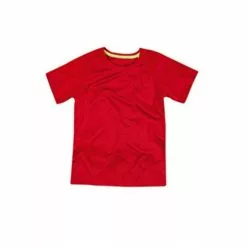 Stedman Active Childrens/Kids Raglan Mesh T-Shirt (Crimson Red) Tops